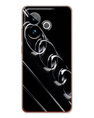 Чехол для Realme GT 7 с картинкой «Audi — абстрактные кольца»