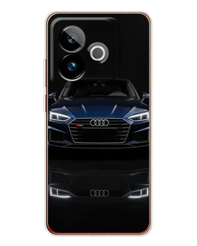 Чехол для Realme GT 7 с картинкой «Audi — ночное отражение»