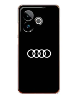 Чехол для Realme GT 7 с картинкой «Audi White Logo»