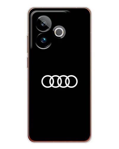 Чехол для Realme GT 7 с картинкой «Audi White Logo»