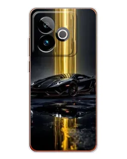 Чехол для Realme GT 7 с картинкой «Ночной Lamborghini драйв»