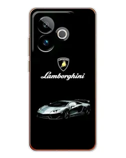 Чехол для Realme GT 7 с картинкой «Логотип Lamborghini классика»