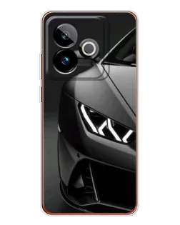 Чехол для Realme GT 7 с картинкой «Lamborghini фары детализация»