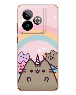 Чехол для Realme GT 7 с картинкой «Единорог Pusheen» Чехол для Realme GT 7 с картинкой «Единорог Pusheen»