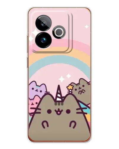 Чехол для Realme GT 7 с картинкой «Единорог Pusheen» Чехол для Realme GT 7 с картинкой «Единорог Pusheen»