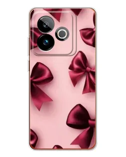 Чехол для Realme GT 7 с картинкой «Бордовый атлас»