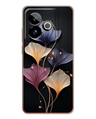 Чехол для Realme GT 7 с картинкой «Лиловые цветы грации»