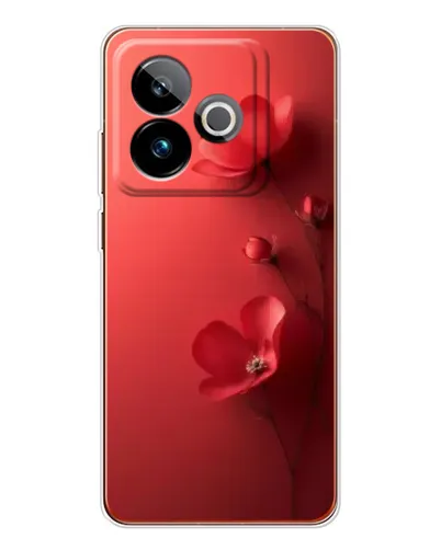 Чехол для Realme GT 7 с картинкой «Маковые соцветия»