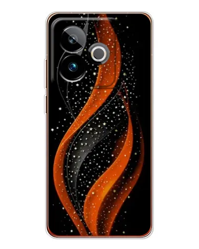 Чехол для Realme GT 7 с картинкой «Огненная звездная волна»
