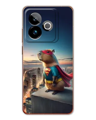 Чехол для Realme GT 7 с картинкой «Капи-мен супергерой» Чехол для Realme GT 7 с картинкой «Капи-мен супергерой»