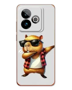 Чехол для Realme GT 7 с картинкой «Капибара рэпер даб» Чехол для Realme GT 7 с картинкой «Капибара рэпер даб»