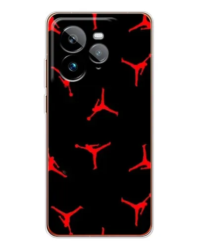 Чехол для Realme GT 7Pro с картинкой «Jordan Red Pattern» Чехол для Realme GT 7Pro с картинкой «Jordan Red Pattern»