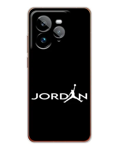 Чехол для Realme GT 7Pro с картинкой «Jordan White Logo» Чехол для Realme GT 7Pro с картинкой «Jordan White Logo»