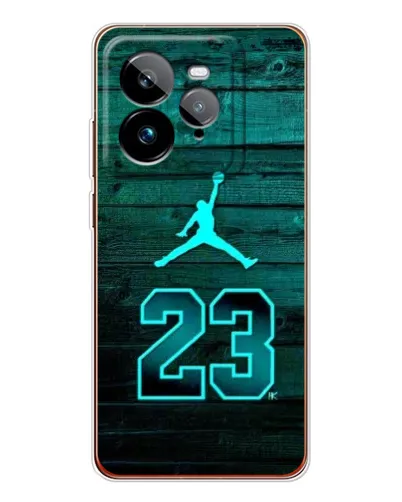 Чехол для Realme GT 7Pro с картинкой «Jordan Cyan 23» Чехол для Realme GT 7Pro с картинкой «Jordan Cyan 23»