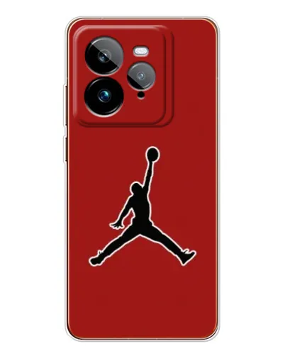 Чехол для Realme GT 7Pro с картинкой «Jordan Red Back» Чехол для Realme GT 7Pro с картинкой «Jordan Red Back»