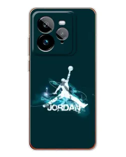 Чехол для Realme GT 7Pro с картинкой «Jordan Blue Fire» Чехол для Realme GT 7Pro с картинкой «Jordan Blue Fire»