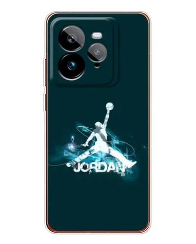 Чехол для Realme GT 7Pro с картинкой «Jordan Blue Fire» Чехол для Realme GT 7Pro с картинкой «Jordan Blue Fire»