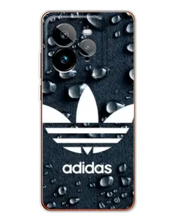 Чехол для Realme GT 7Pro с картинкой «Adidas Trefoil Blue» Чехол для Realme GT 7Pro с картинкой «Adidas Trefoil Blue»