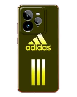 Чехол для Realme GT 7Pro с картинкой «Оливковый градиент Adidas»