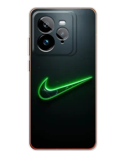 Чехол для Realme GT 7Pro с картинкой «Неоновый контур Nike» Чехол для Realme GT 7Pro с картинкой «Неоновый контур Nike»