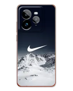 Чехол для Realme GT 7Pro с картинкой «Nike — зимние горы» Чехол для Realme GT 7Pro с картинкой «Nike — зимние горы»