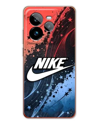 Чехол для Realme GT 7Pro с картинкой «Градиентный принт Найк» Чехол для Realme GT 7Pro с картинкой «Градиентный принт Найк»
