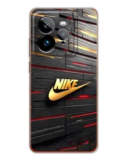Чехол для Realme GT 7Pro с картинкой «Золотой Nike на металле» Чехол для Realme GT 7Pro с картинкой «Золотой Nike на металле»