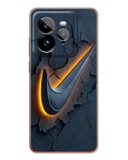 Чехол для Realme GT 7Pro с картинкой «Объемный логотип Найк» Чехол для Realme GT 7Pro с картинкой «Объемный логотип Найк»