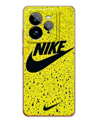 Чехол для Realme GT 7Pro с картинкой «Желтый текстурный Nike» Чехол для Realme GT 7Pro с картинкой «Желтый текстурный Nike»