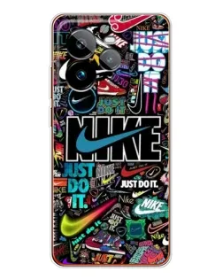 Чехол для Realme GT 7Pro с картинкой «Яркий коллаж Nike» Чехол для Realme GT 7Pro с картинкой «Яркий коллаж Nike»