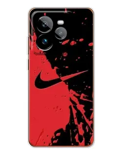 Чехол для Realme GT 7Pro с картинкой «Красные брызги Nike» Чехол для Realme GT 7Pro с картинкой «Красные брызги Nike»
