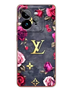 Чехол для Realme GT 7Pro с картинкой «Цветочный Louis Vuitton»