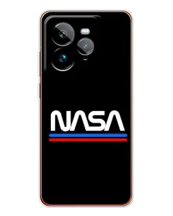 Чехол для Realme GT 7Pro с картинкой «NASA — классика Red Blue»