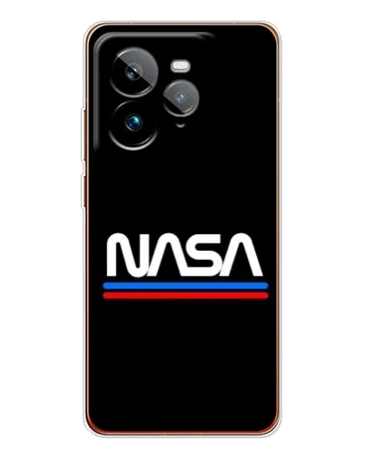 Чехол для Realme GT 7Pro с картинкой «NASA — классика Red Blue» Чехол для Realme GT 7Pro с картинкой «NASA — классика Red Blue»