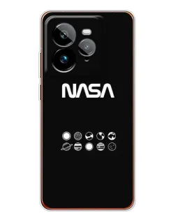 Чехол для Realme GT 7Pro с картинкой «NASA — технический принт»
