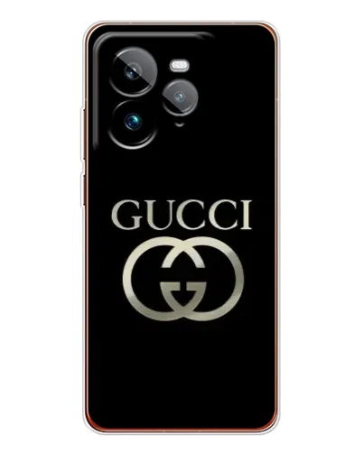 Чехол для Realme GT 7Pro с картинкой «Gucci — золото на черном» Чехол для Realme GT 7Pro с картинкой «Gucci — золото на черном»