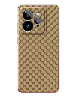 Чехол для Realme GT 7Pro с картинкой «Gucci — классический беж»