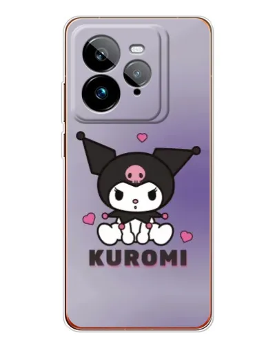 Чехол для Realme GT 7Pro с картинкой «Kuromi — фиолетовый арт» Чехол для Realme GT 7Pro с картинкой «Kuromi — фиолетовый арт»