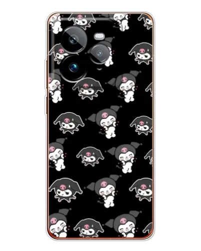 Чехол для Realme GT 7Pro с картинкой «Черный паттерн Kuromi» Чехол для Realme GT 7Pro с картинкой «Черный паттерн Kuromi»
