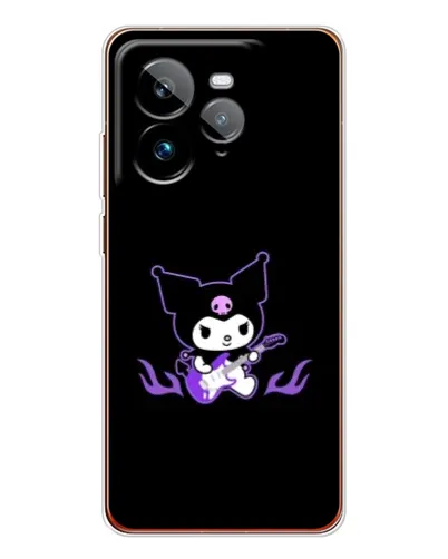 Чехол для Realme GT 7Pro с картинкой «Электрическая Kuromi» Чехол для Realme GT 7Pro с картинкой «Электрическая Kuromi»