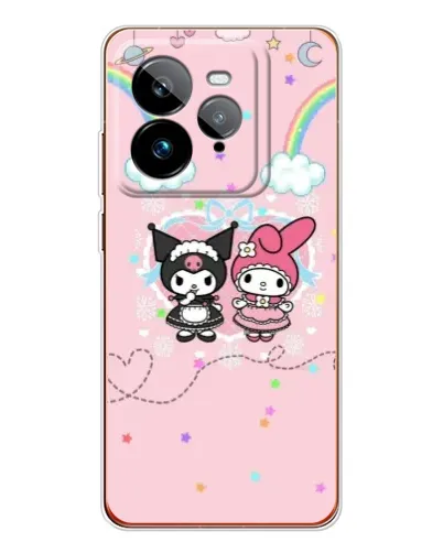 Чехол для Realme GT 7Pro с картинкой «My Melody и Kuromi» Чехол для Realme GT 7Pro с картинкой «My Melody и Kuromi»