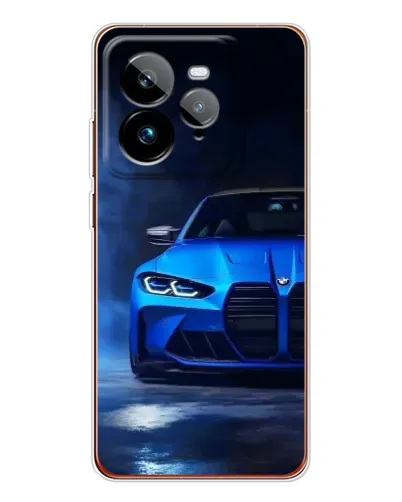 Чехол для Realme GT 7Pro с картинкой «Голубая BMW M4»