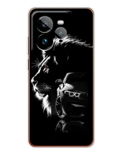 Чехол для Realme GT 7Pro с картинкой «BMW и лев»