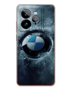 Чехол для Realme GT 7Pro с картинкой «Логотип BMW — лед»
