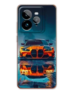 Чехол для Realme GT 7Pro с картинкой «BMW — золотая эмблема»