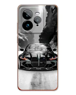 Чехол для Realme GT 7Pro с картинкой «BMW — акварельный дрифт»