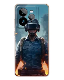 Чехол для Realme GT 7Pro с картинкой «PUBG — реалистичный герой»