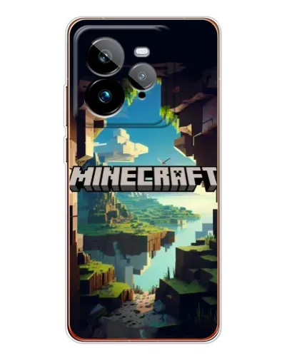 Чехол для Realme GT 7Pro с картинкой «Пещера Майнкрафт» Чехол для Realme GT 7Pro с картинкой «Пещера Майнкрафт»