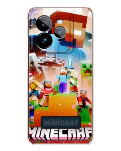 Чехол для Realme GT 7Pro с картинкой «Minecraft герои игры» Чехол для Realme GT 7Pro с картинкой «Minecraft герои игры»