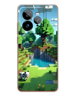 Чехол для Realme GT 7Pro с картинкой «Minecraft летний день»